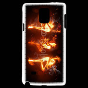 Coque Samsung Galaxy Note 4 Danseuse feu