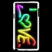 Coque Samsung Galaxy Note 4 Love en couleur