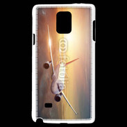 Coque Samsung Galaxy Note 4 Avion de ligne au coucher de soleil