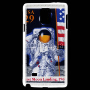 Coque Samsung Galaxy Note 4 Timbre anniversaire premier pas sur la lune USA