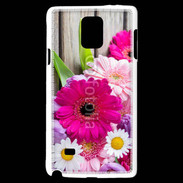 Coque Samsung Galaxy Note 4 Bouquet de fleur sur bois