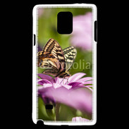 Coque Samsung Galaxy Note 4 Fleur et papillon