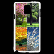 Coque Samsung Galaxy Note 4 Arbres 4 saisons