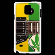 Coque Samsung Galaxy Note 4 Guitare Reggae
