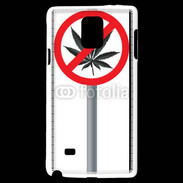 Coque Samsung Galaxy Note 4 Cannabis interdit