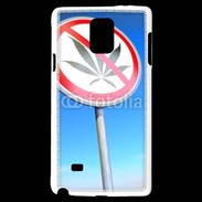 Coque Samsung Galaxy Note 4 Interdiction de cannabis