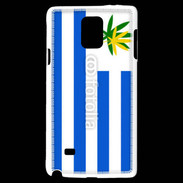 Coque Samsung Galaxy Note 4 Drapeau Uruguay cannabis 2