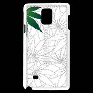 Coque Samsung Galaxy Note 4 Fond cannabis