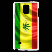 Coque Samsung Galaxy Note 4 Drapeau cannabis
