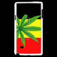 Coque Samsung Galaxy Note 4 Drapeau allemand cannabis