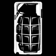 Coque Samsung Galaxy Note 4 Grenade noire