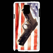 Coque Samsung Galaxy Note 4 Pistolet USA