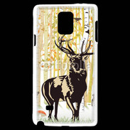 Coque Samsung Galaxy Note 4 Illustration de cerf 5
