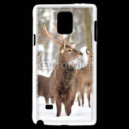 Coque Samsung Galaxy Note 4 Cerf et biche en troupeau