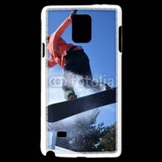 Coque Samsung Galaxy Note 4 Saut en Snowboard