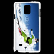 Coque Samsung Galaxy Note 4 Skieur en montagne