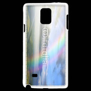 Coque Samsung Galaxy Note 4 Arc en ciel à la montagne