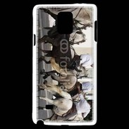 Coque Samsung Galaxy Note 4 Abrivado Chevaux et taureaux