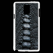Coque Samsung Galaxy Note 4 Effet crocodile noir