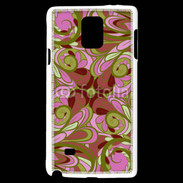 Coque Samsung Galaxy Note 4 Ensemble floral Vert et rose