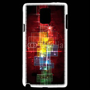 Coque Samsung Galaxy Note 4 Fond abstrait coloré