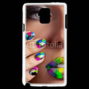 Coque Samsung Galaxy Note 4 Bouche et ongles multicouleurs 5