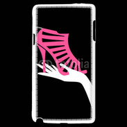 Coque Samsung Galaxy Note 4 Sandale rose soldée