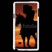 Coque Samsung Galaxy Note 4 Silhouette de cowboy