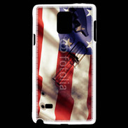 Coque Samsung Galaxy Note 4 Drapeau USA avec arme