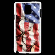 Coque Samsung Galaxy Note 4 Drapeau et monnaie américaine