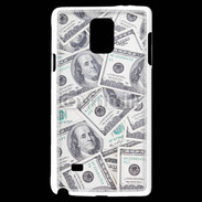 Coque Samsung Galaxy Note 4 Fond dollars