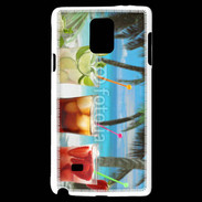 Coque Samsung Galaxy Note 4 Cocktail sur la plage