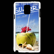 Coque Samsung Galaxy Note 4 Noix de coco sur la plage 5