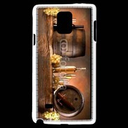 Coque Samsung Galaxy Note 4 Vin blanc et tonneaux