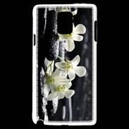 Coque Samsung Galaxy Note 4 Orchidée blanche Zen 11
