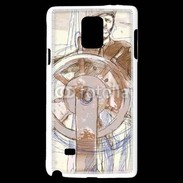 Coque Samsung Galaxy Note 4 Illustration d'un capitaine de bateau