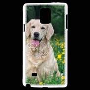 Coque Samsung Galaxy Note 4 Portrait de Chien Golden 5
