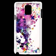 Coque Samsung Galaxy Note 4 Cheveux de papillons
