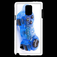 Coque Samsung Galaxy Note 4 Manette de jeux bleue