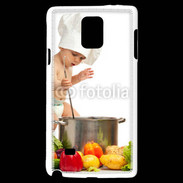 Coque Samsung Galaxy Note 4 Bébé chef cuisinier