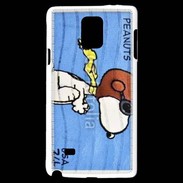Coque Samsung Galaxy Note 4 Snoopy timbre poste