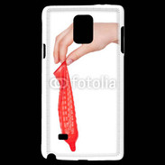 Coque Samsung Galaxy Note 4 préservatif rouge