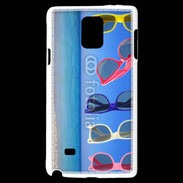 Coque Samsung Galaxy Note 4 Lunettes sur la plage