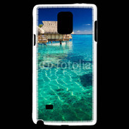 Coque Samsung Galaxy Note 4 Bungalow sur l'eau des tropiques