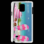 Coque Samsung Galaxy Note 4 La vie en rose à la plage