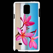 Coque Samsung Galaxy Note 4 Fleurs à la plage