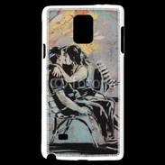 Coque Samsung Galaxy Note 4 Kiss graffiti