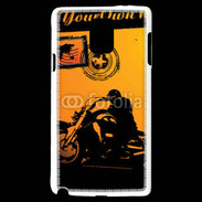 Coque Samsung Galaxy Note 4 motorcycle rider background
