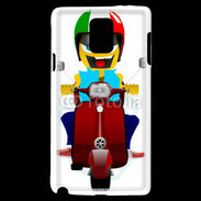 Coque Samsung Galaxy Note 4 J'aime le scooter