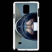 Coque Samsung Galaxy Note 4 homme avec casque de moto